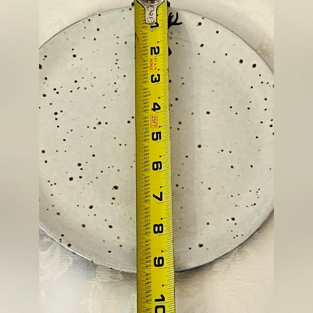 NWOB Pottery Barn Rustic Reindeer Terracotta Dinner Plates S/4 Christmas Holiday - Picture 16 of 16